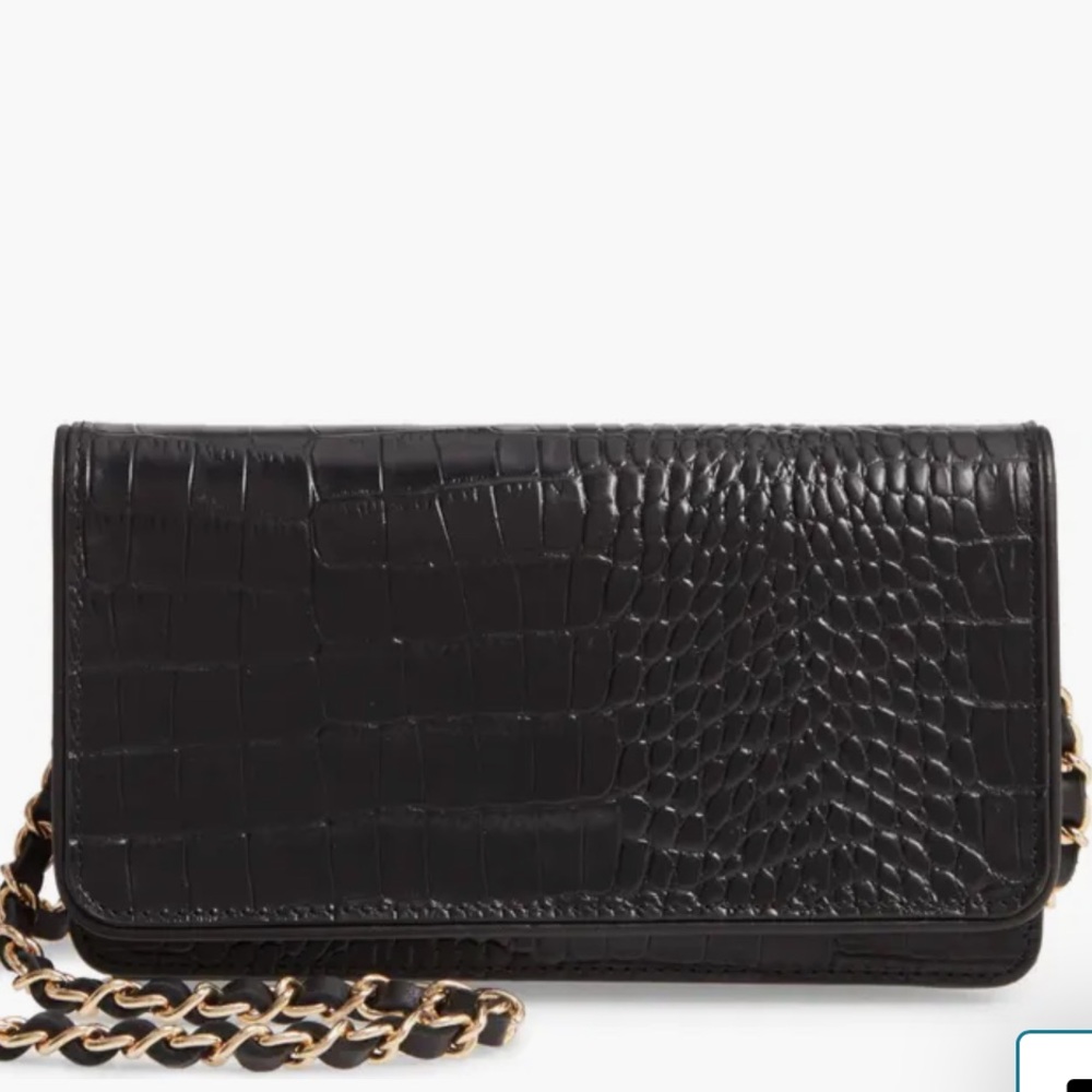 Sandra Leather Clutch